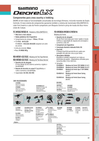 Catalogo 2008 SHIMANO Portugues