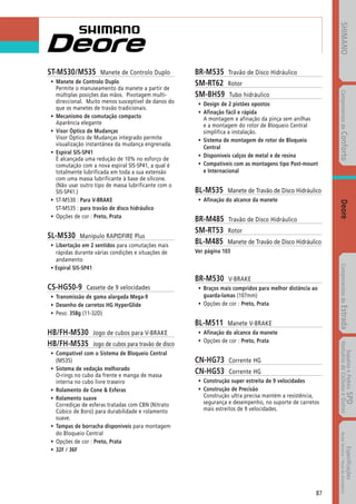 Catalogo 2008 SHIMANO Portugues