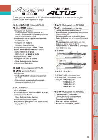 Catalogo 2008 SHIMANO Portugues