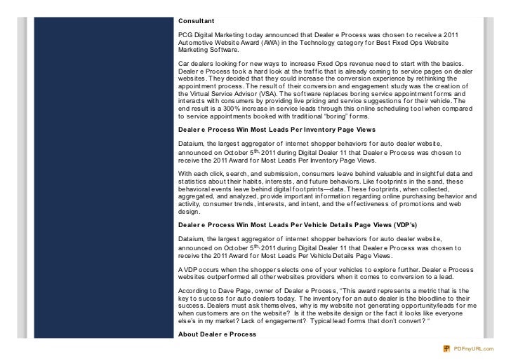 Dealer e Process Best Car Dealer sites