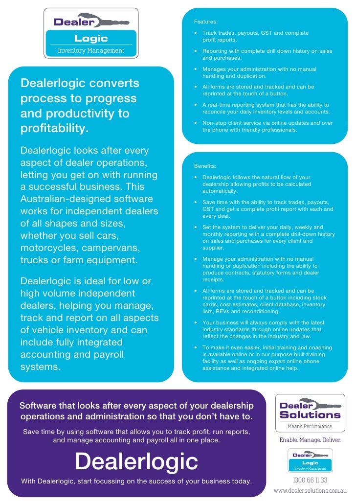 Dealerlogic for Used Car Dealerships