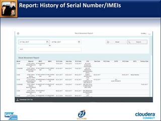 Report: History of Serial Number/IMEIs
 