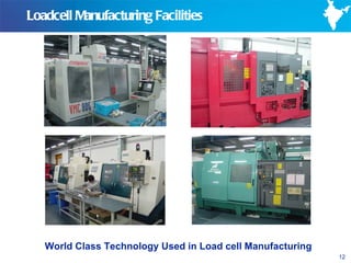 Loadcell Manufacturing Facilities




   World Class Technology Used in Load cell Manufacturing
                                                            12
 