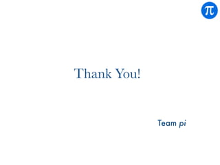 Team pi
Thank You!
 