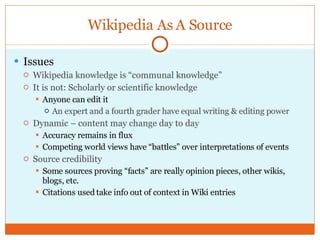 Citing wikipedia sale