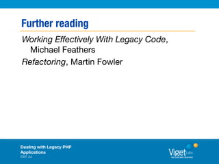 Dealing With Legacy PHP Applications