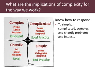 Dealing with complexity and uncertainty in natural resource management and other wicked problems’ initiatives