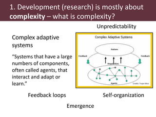 Dealing with complexity and uncertainty in natural resource management and other wicked problems’ initiatives