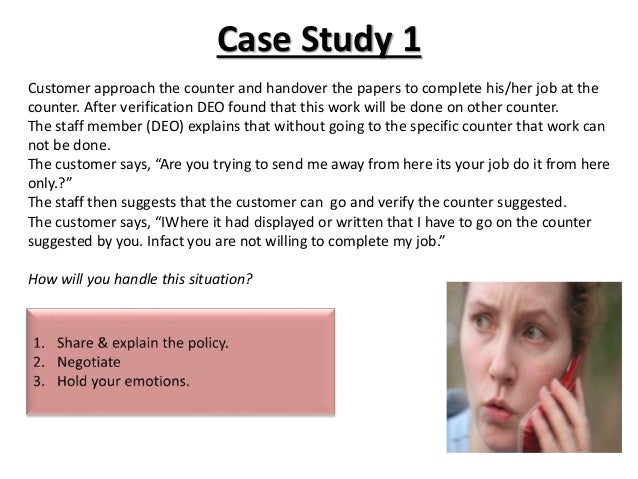 Customer complaint case study pdf picture