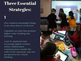 Dealing with digital distractions in the classroom