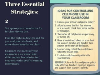 Dealing with digital distractions in the classroom