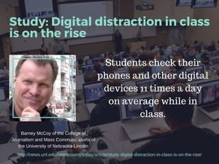 Dealing with digital distractions in the classroom
