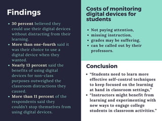 Dealing with digital distractions in the classroom