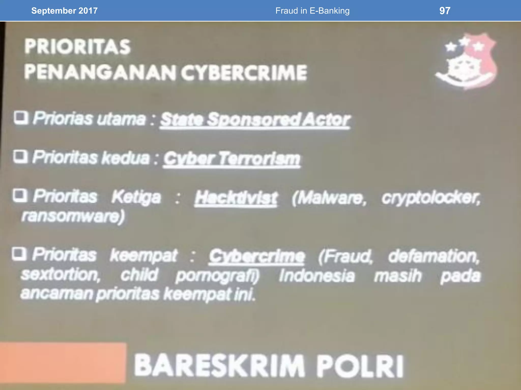 September 2017 Fraud in E-Banking 97
 