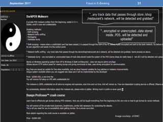 September 2017 31
Image courtesy of EMC
Fraud in E-Banking
 