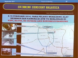 September 2017 Fraud in E-Banking 87
Source: Indonesia National Police (Bareskrim POLRI), February 2016
 