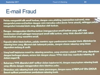 E-mail Fraud
September 2017 Fraud in E-Banking 91
 