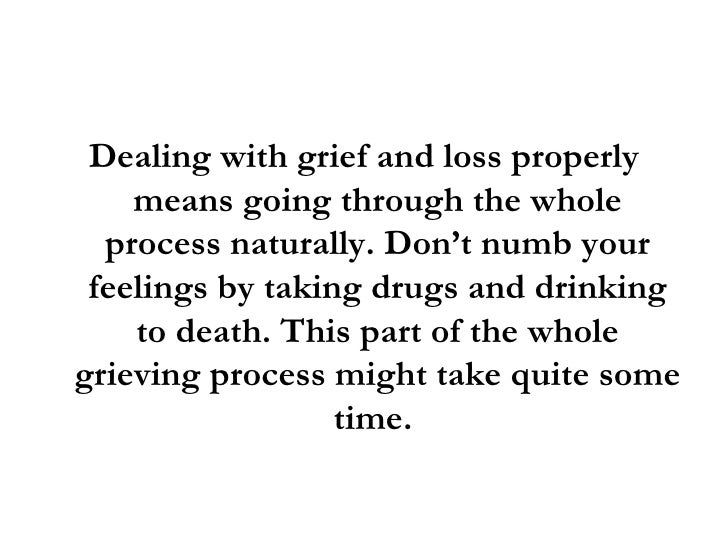 Dealing With Grief And Loss