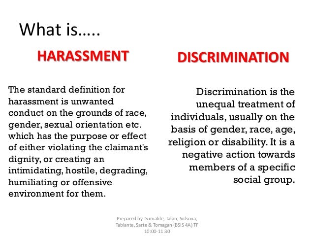 What Is The Definition Of Sexual Harassment
