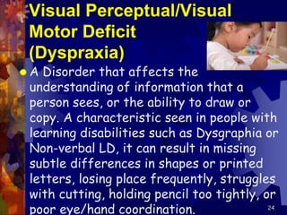 Dealing with Learning Disabilities etc.ppt