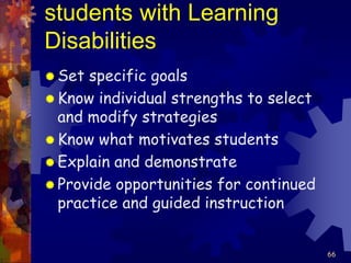 Selective Learning Disability Dealing with Learning Disabilities etc.ppt