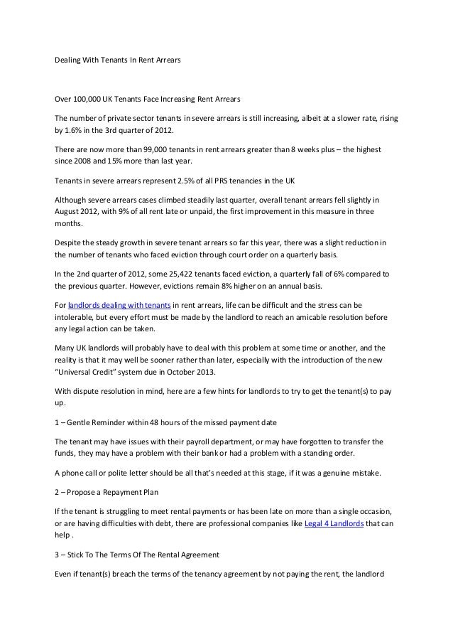 Rent Arrears Payment Plan Template Rent Arrears Payment Plan Template