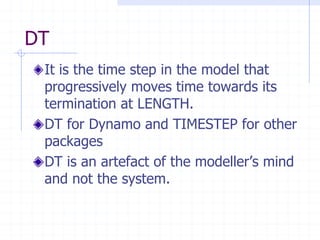 Dealing With Time In System Dynamics Models | PDF