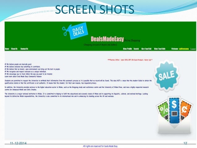 Deals made easy Online Shopping Kart Java,Jsp,JDBC Deals made easy Online Shopping Kart Java,Jsp,JDBC
