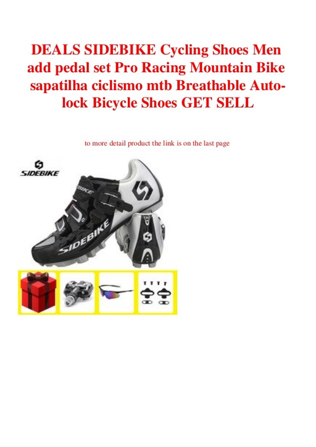 sidebike shoes and pedals