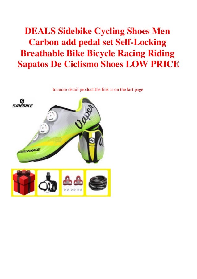cycling shoes and pedals deals