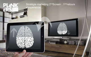Stratégie marketing 2ndScreen : 1ersretours
d’expérience…
 
