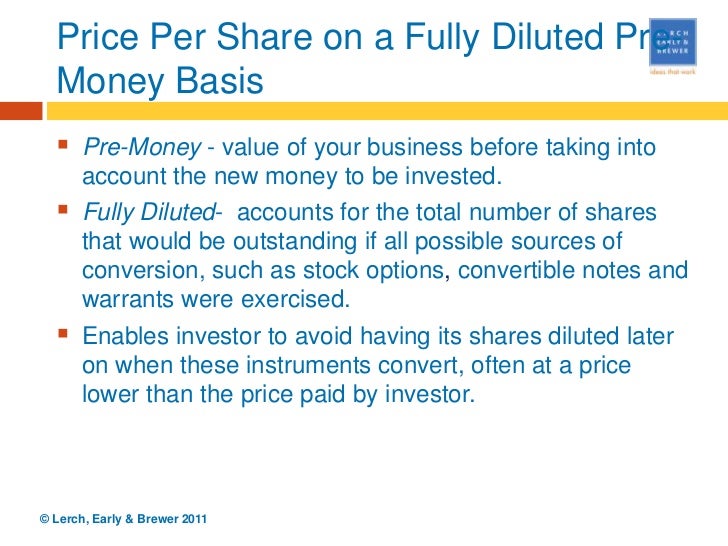 Stock options diluted earnings per share