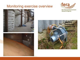 Monitoring exercise overview
iButtons
monitoring
ambient and
fan
temperature
 