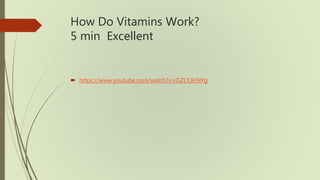 Carbohydrates and Your Health
5 min
 https://www.youtube.com/watch?v=wxzc_2c6GMg&t=191s
 