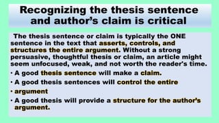 Dean r berry persuasive argument success traits | PPTX