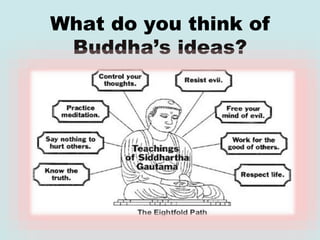 What do you think of
Buddha’s ideas?
 