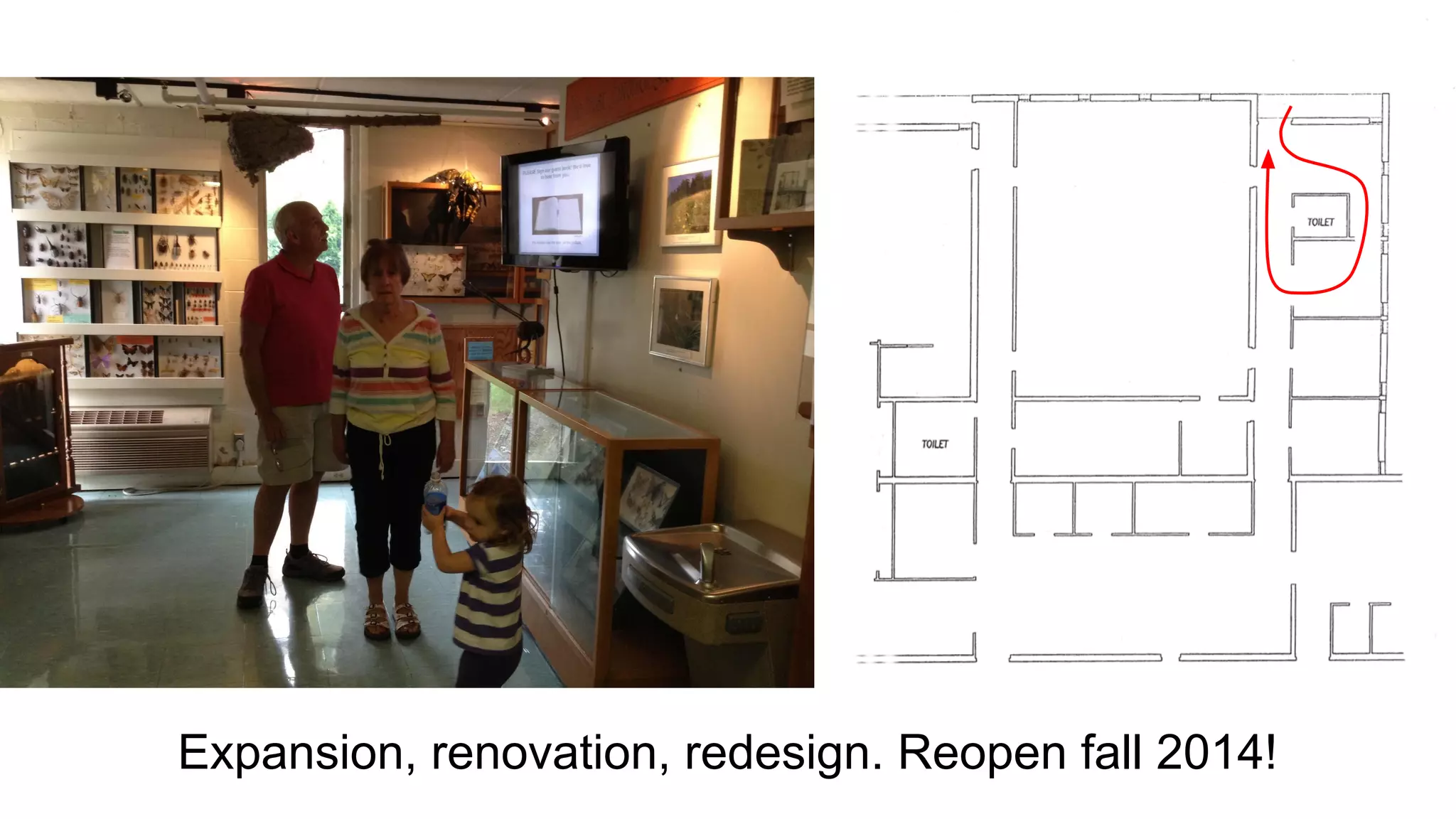 Expansion, renovation, redesign. Reopen fall 2014!

 