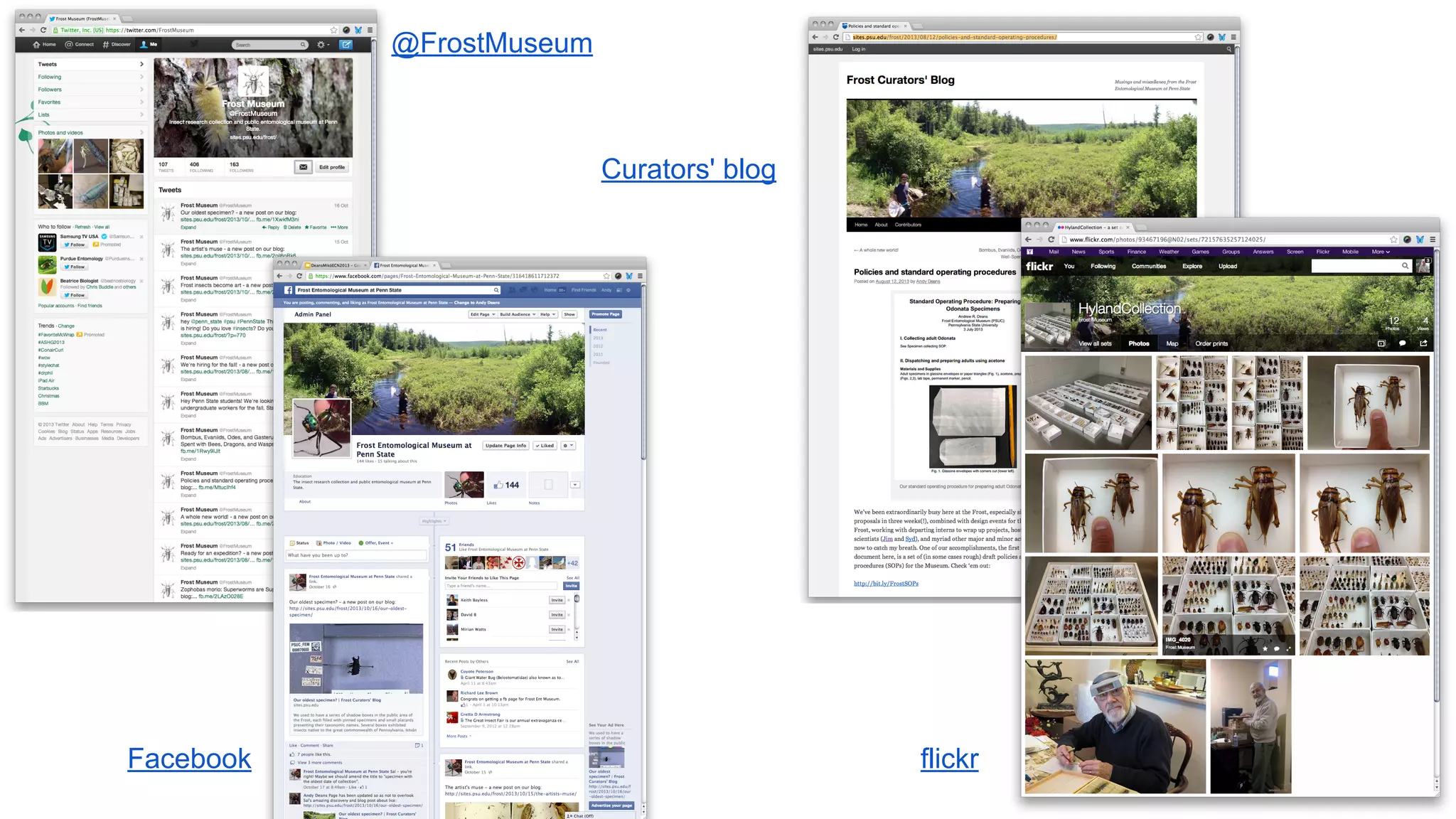 @FrostMuseum

Curators' blog

Facebook

flickr

 