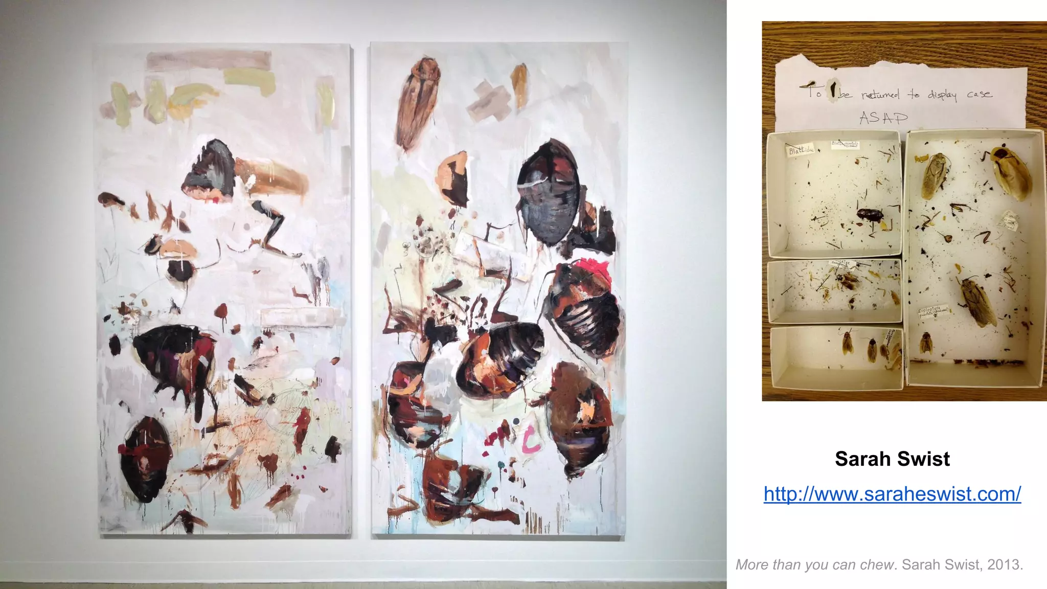 Sarah Swist
http://www.saraheswist.com/

More than you can chew. Sarah Swist, 2013.

 