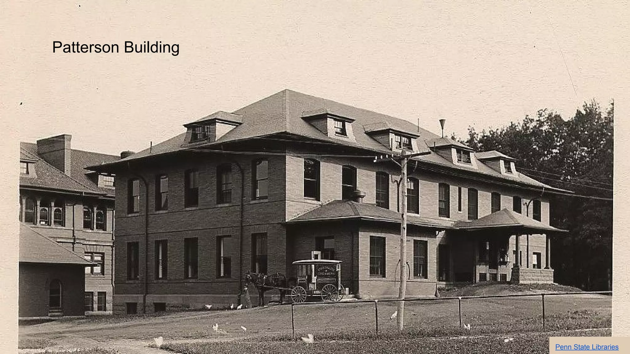 Patterson Building

Penn State Libraries

 