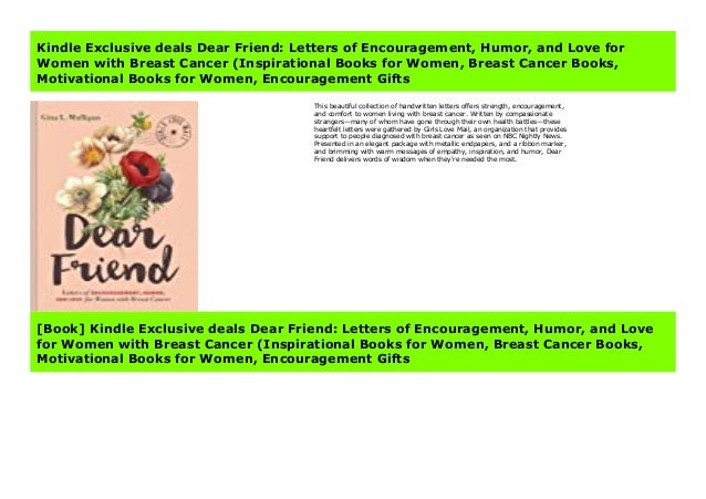 Original Books Dear Friend Letters Of Encouragement Humor And Love