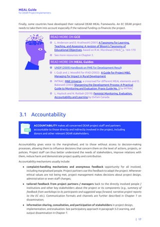 DEAR Monitoring , Evaluation, Accountability and Learning GuidelineL ...