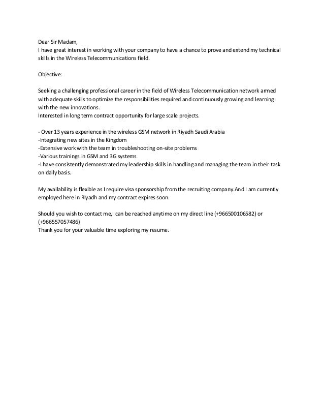 How to Format a Cover Letter (With Example)