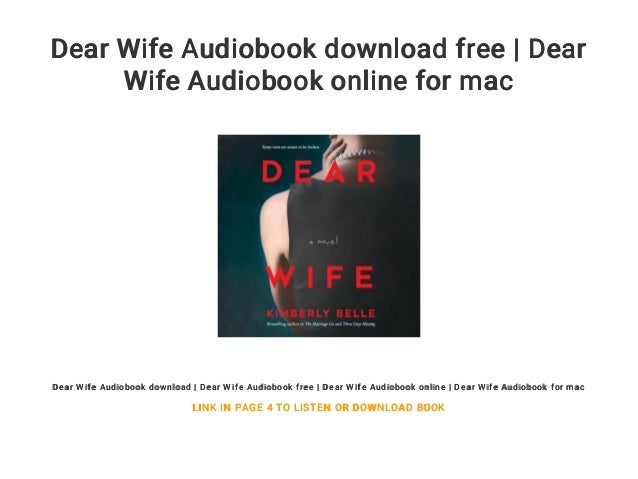 dear wife a novel dear wife a novel