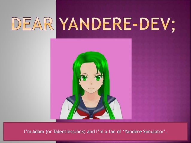 yandere simulator bug reporting forms
