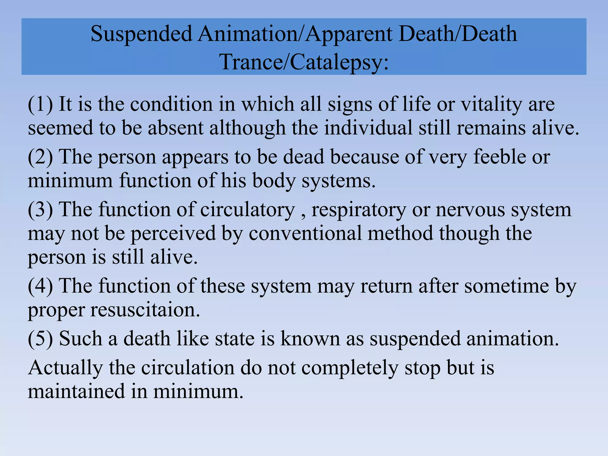 Death in Forensic Medicine | PDF