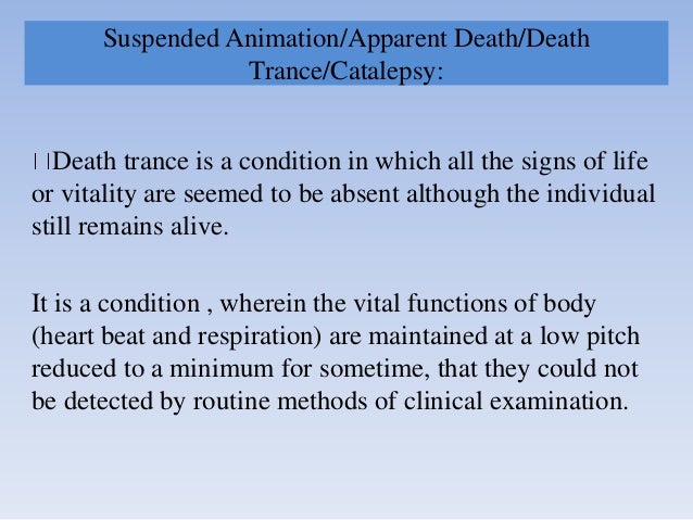 Death In Forensic Medicine Death In Forensic Medicine