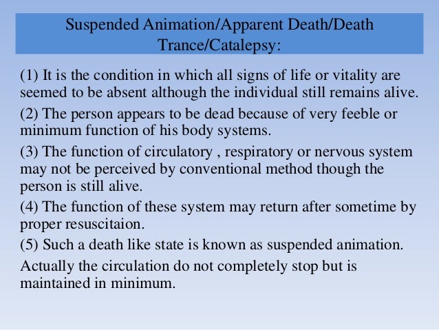 Death In Forensic Medicine