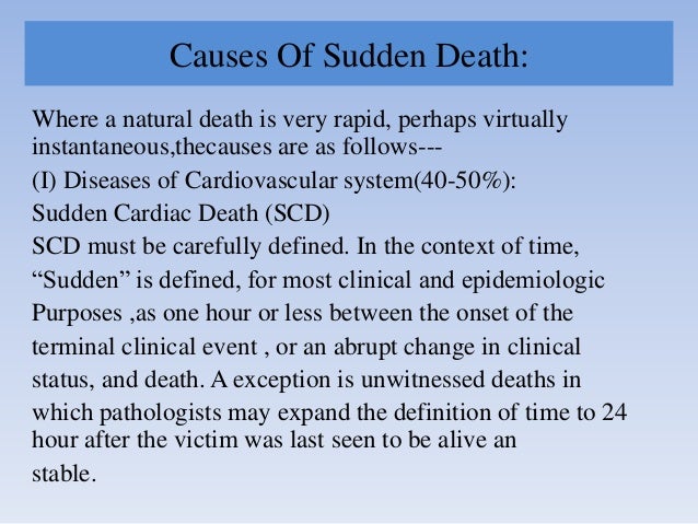 Death In Forensic Medicine Death In Forensic Medicine