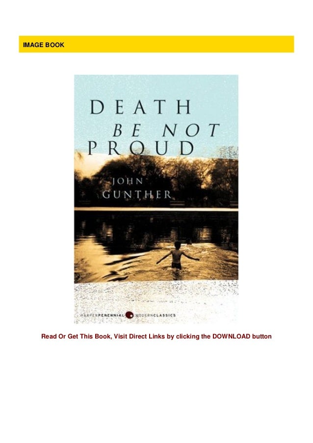 Download Death Be Not Proud Ready